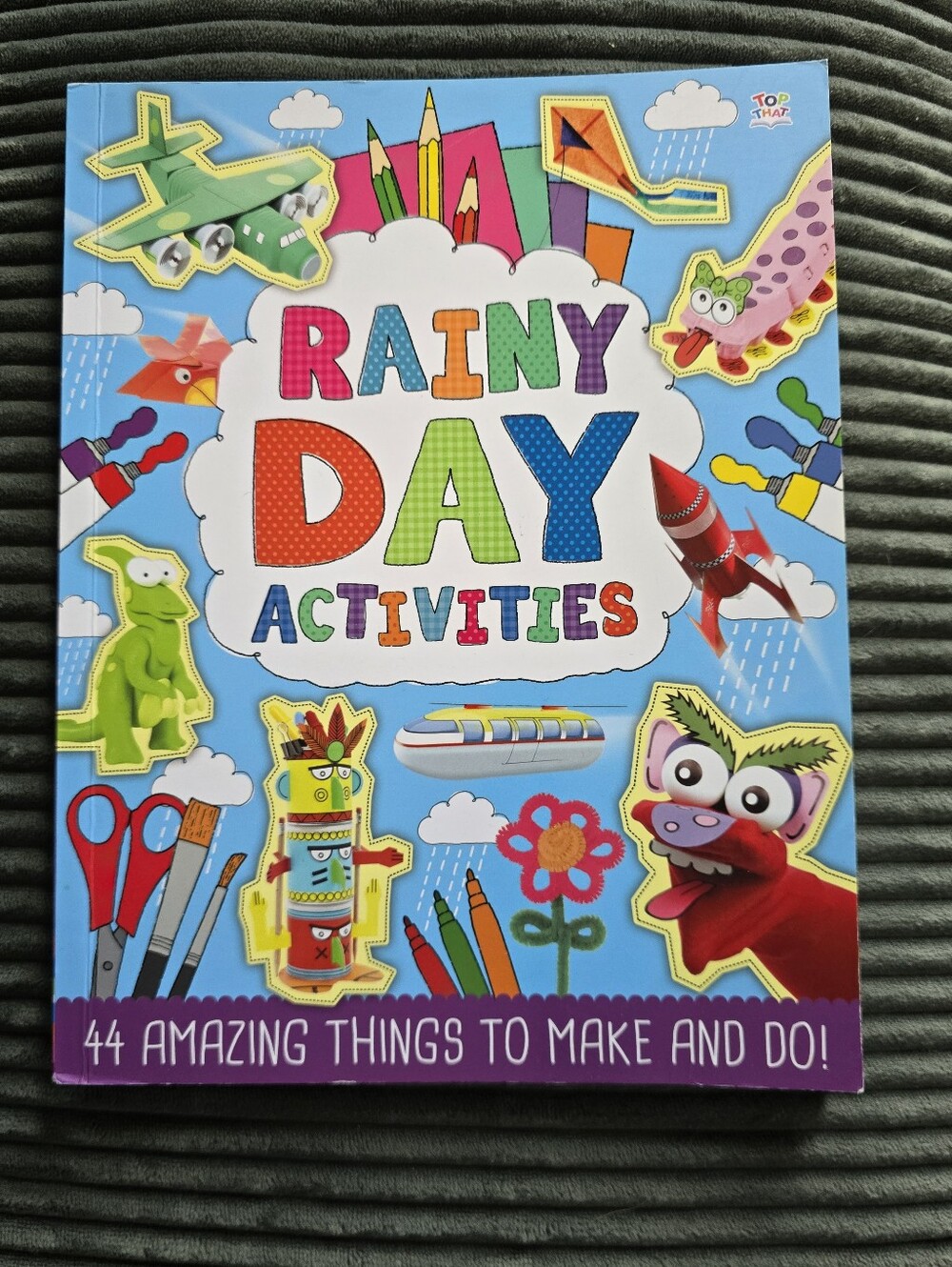 Rainy Day Activities Kids Craft Book - Nat Lambert